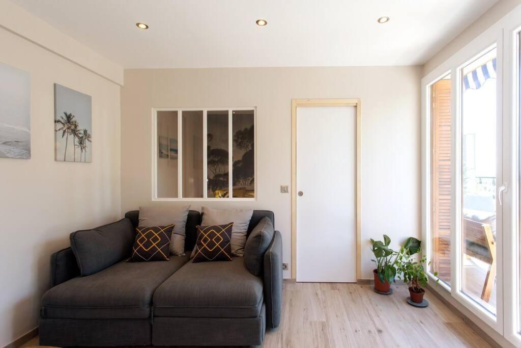 Apartamento L36 Sea View Terrace 10Min Walking To Sea/Parking & Ac Niza Exterior foto