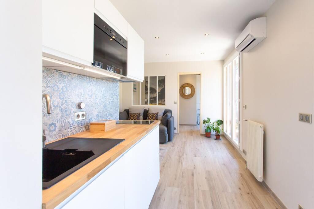 Apartamento L36 Sea View Terrace 10Min Walking To Sea/Parking & Ac Niza Exterior foto