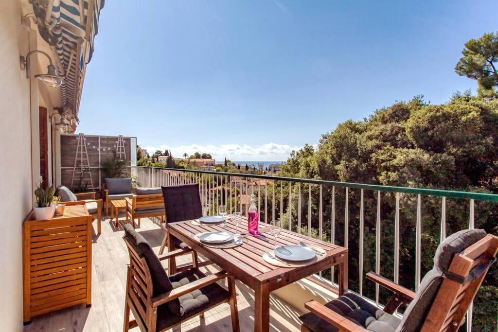 Apartamento L36 Sea View Terrace 10Min Walking To Sea/Parking & Ac Niza Exterior foto